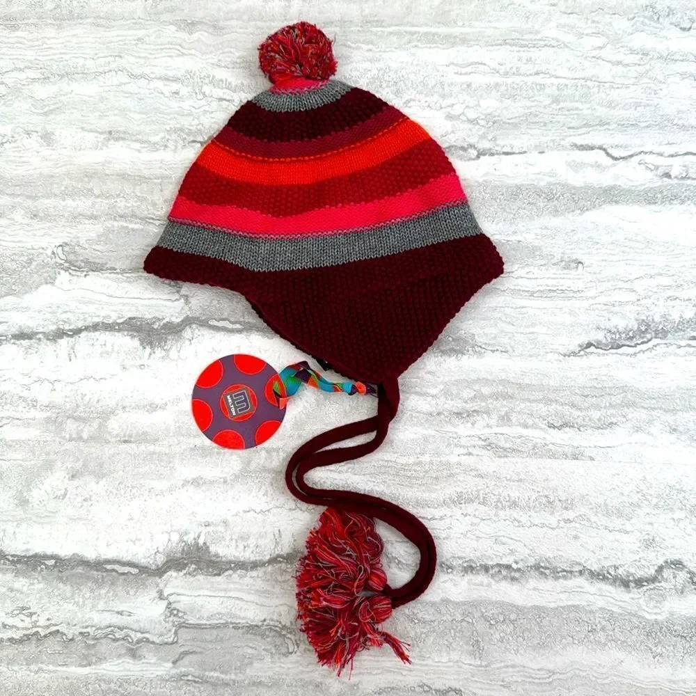 MELTON Infant Knit Flap Hat
